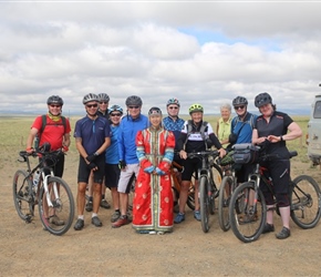 Our group of intrepid cyclists