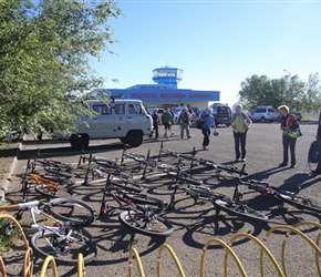 Bicycles ready to allocate at Dalanzadgad