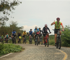 Robin leads the group in southern Chiang Mai