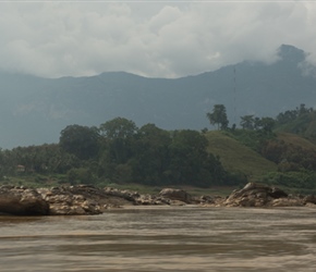 Small rapids on the Mekong River