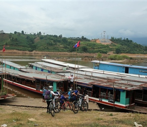 Descent to boats at Mixay Savang