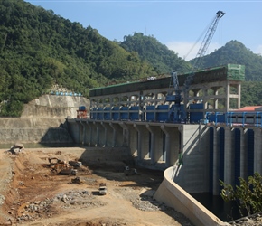 Chinese sponsored dam in construction