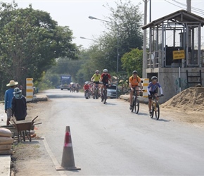 Tao leads the peleton in Thailand