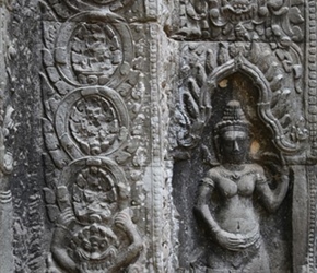 Carving at Ta Prohm