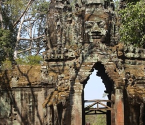 Chris Horton in Angkor Wat