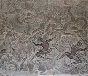 Murals in Angkor Wat