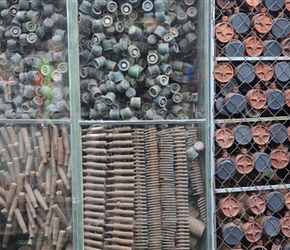 Recovered landmines at Landmine Museum 