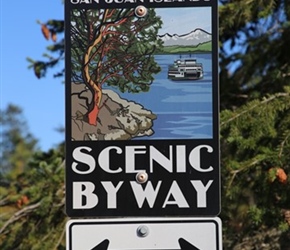 San Juan Scenic byway sign