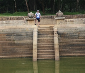 John at Elephant Pools, Anuradhapura