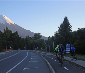Towards Osorno Volcano