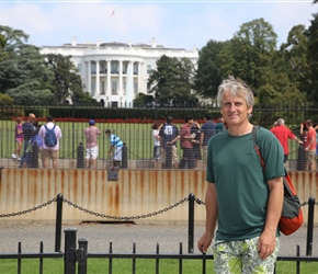Neil by the White House