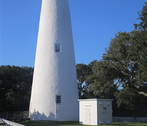 Ocracoke Lighthouse is the oldest operating lighthouse in North Carolina. It is also the second oldest continuously operating light on the East Coast. Ocracoke stands 65 feet tall, and it reaches 75 feet tall