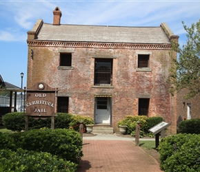 Currituck Gaol. This jail was built after receiving legislative permission in 1767, burned down in 1808, then was rebuilt in 1857 and is one of the four oldest jails in North Carolina.