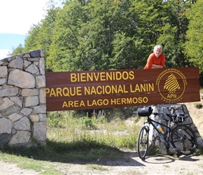 Neil on National Park sign