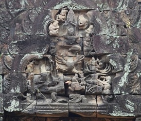 Carvings at Banteay Samre Temple
