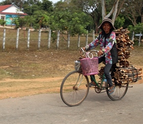 Local Cyclist at Banteay Samre
