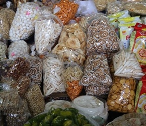 Biscuits for sale in Central Market Phnom Penh