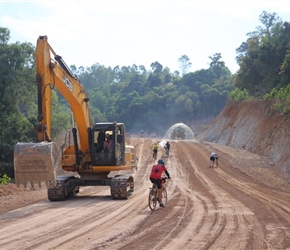 Watch out for diggers on red road to Sihanoukville