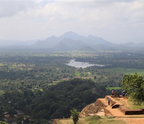 View south from the summit of Sigiriya