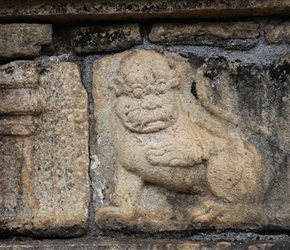 Carving at Assembly Hall, Polonnaruwa