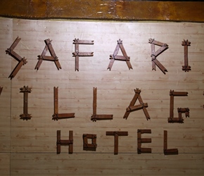 Safari Lodge Sign