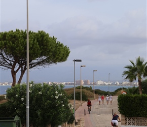 The cycle rote out of Palma was a good one, here it is on the outskirts