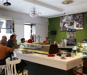 Inside Gourmet la Penny Cafe in Sa Pobla