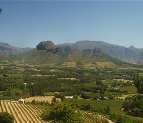 View from Franschhoek Pass