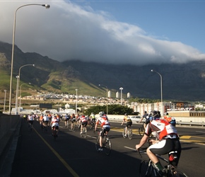 From the start and heading towards Table Mountain