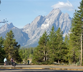 Tetons from Colter Bay