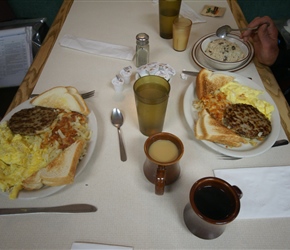 Breakfast in Ennis Cafe