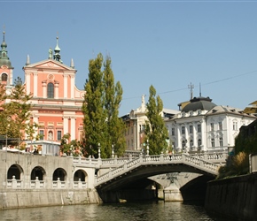 Ljubliana from the river trip
