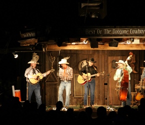 Evening concert at DW Ranch. This was a good night out cowboy food and music