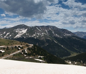 Start of the descent of Independence Pass