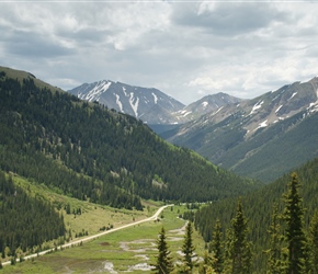 The flatter part of the Independence Pass descent
