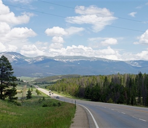 View back from the climb out of Winter Park (about 8 miles south)