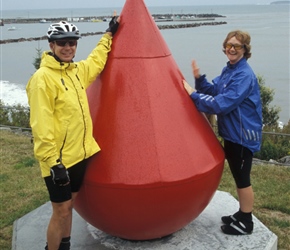 Port Morien, funny how these normal things attract passers by, in this case a buoy
