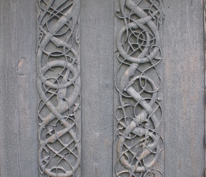 11th Century wood carving at Urnes Stave Church