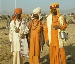 Orange Robes at Pushkar Camel Fair