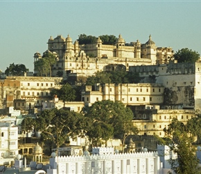 Udaipur from the hotel rooftop