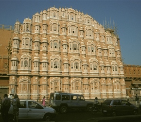 Palace of the Winds, Jaipur. A facade, but a pretty one