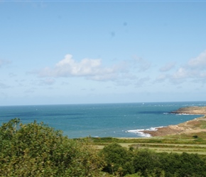 View of the coast from Fermanville