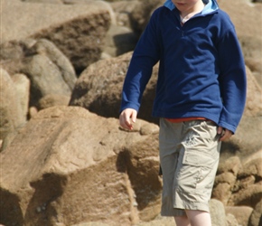 Oliver on Anse Beach