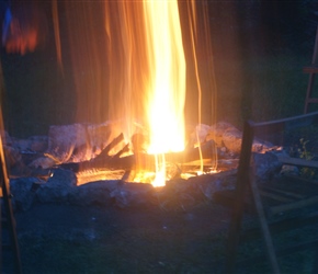 Bonfire at the Scout Hut