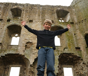 Edward at Nunney Castle