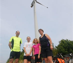 Smith family under the windmill