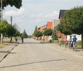 Cycling the cobbles of the former East Germany