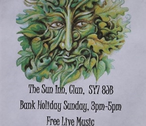 Green Man poster in Clun