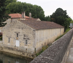 Nick Stevens crosses Charente River