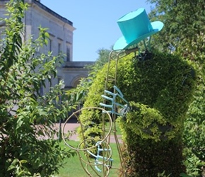 Garden statue in Cognac